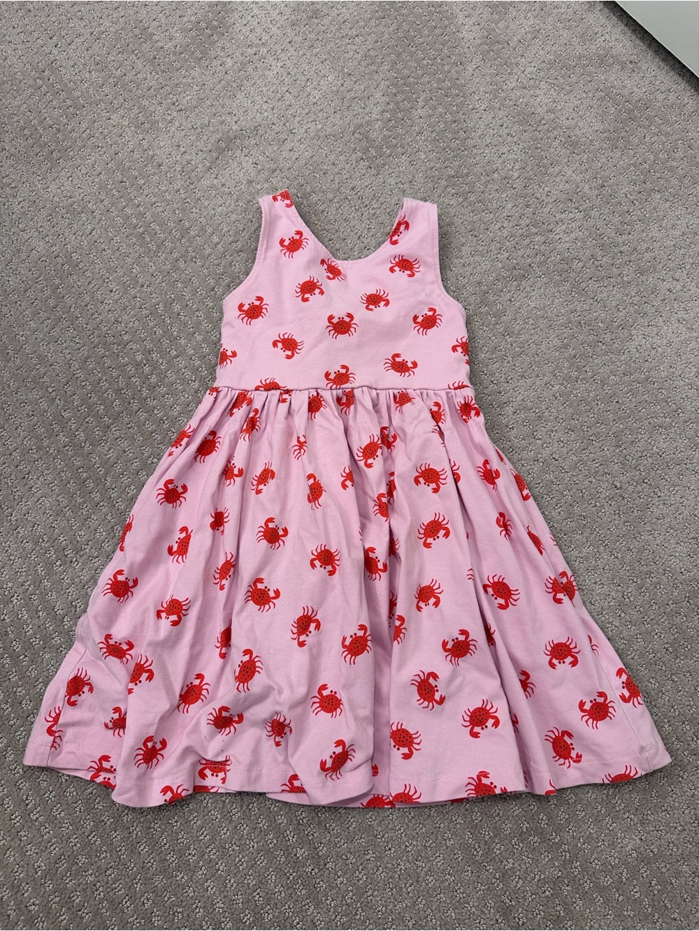 Hanna Andersson Sleeveless Bow Back Dress, Size 4
